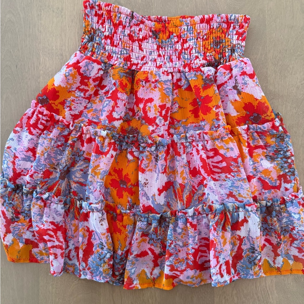Chelsea & Violet Multicolor A-Line Skirt Girls size M